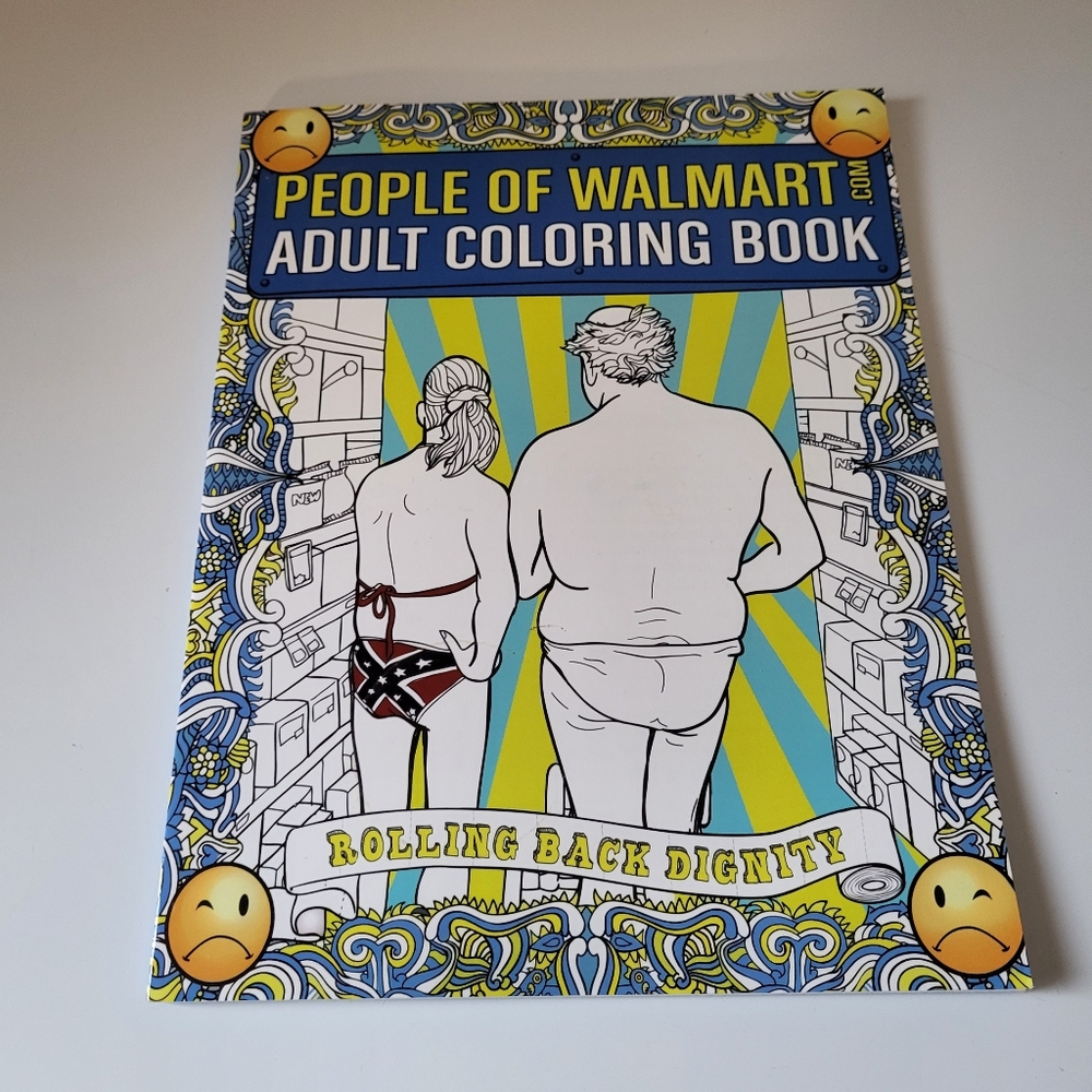 People of Walmart Adult Colouring Book
